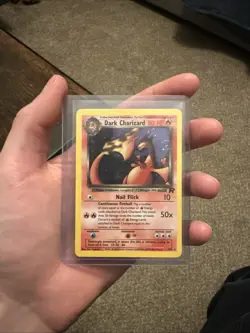 Pokemon Dark Charizard TCG Holo Rare Card 4/82 - Image 1