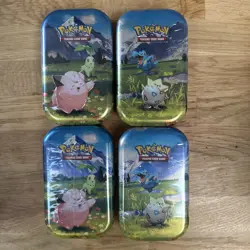 Ascended Heroes Pokemon TCG Mini Tins X4 Brand New Sealed Cards - Image 1