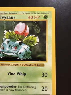 Pokemon TCG Ivysaur Base Set, 1st Edition Uncommon Card 30/102 - Image 3