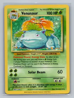 Venusaur Classic Collection Trading Card Game Classic 003/034 NM - Image 1