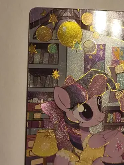 Kayou My little Pony CCG Card HY10-UR-001 Princess Twilight Sparkle Pajamas Mint - Image 4