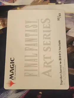 MTG Final Fantasy - Together Forever - Art Card NM - Image 2