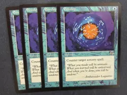 MTG 4X JUDGMENT ENVELOP NM MAGIC THE GATHERING ENGLISH BLUE COMMON INSTANT - Image 4