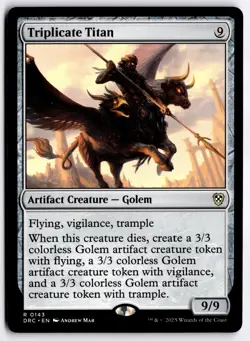 Triplicate Titan NM DRC Commander: Aetherdrift MTG - Image 1