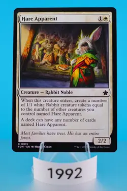 MTG Hare Apparent Foundations Regular #15 - Image 1