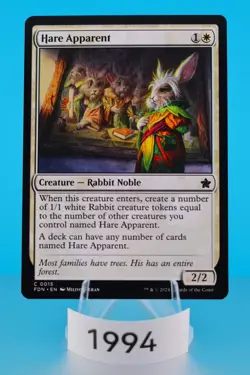 MTG Hare Apparent Foundations Regular #15 - Image 1