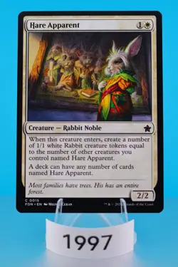 MTG Hare Apparent Foundations Regular #15 - Image 1