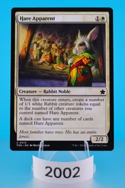 MTG Hare Apparent Foundations Regular #15 - Image 1