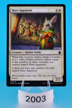 MTG Hare Apparent Foundations Regular #15 - Image 1