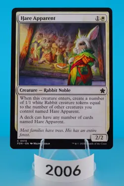 MTG Hare Apparent Foundations Regular #15 - Image 1