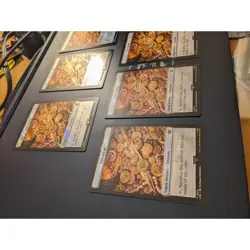 MTG Lot of 7 LTR Lord of the Rings Treasure Token Incl. Surge Foil Double-Sided - Image 5