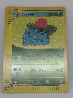 Ivysaur 082/165 Expedition Base Set Reverse Holo Rare Pokemon TCG Nintendo - Image 3