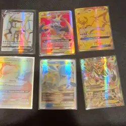 Pokemon GX VSTAR EX Holo Card Lot - Arceus, Charizard, Eevee & Snorlax (6) - Image 1
