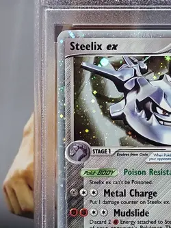 2005 Pokemon EX Unseen Forces Steelix EX Holo 109/115 PSA 5 - Image 2