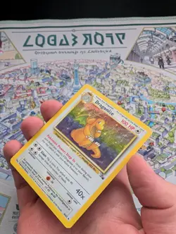 Dragonite 4/62 Holo Rare Fossil MP Vintage WOTC - Pokemon TCG - Image 3