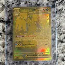 Pokemon TCG Ascended Heroes Mega Dragonite Ex Gold Hyper Rare 295/217 Near Mint - Image 1