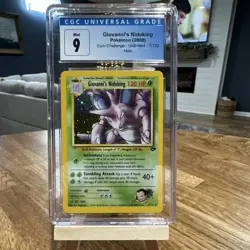 Pokemon Giovanni's Nidoking Gym Challenge Unlimited Holo 7/132 CGC 9 - Image 1