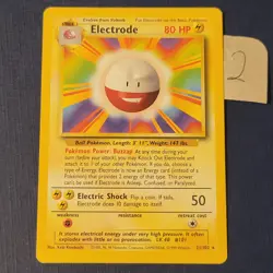 Pokemon Electrode 21/102 Base Set Regular Lightly/Moderately Played *FREE SHIP* - Image 1