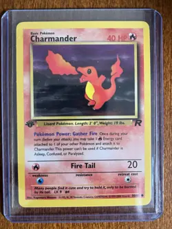 [LP+] 2000 Pokemon Team Rocket Charmander 1st Edition #50/82 Common - Image 1