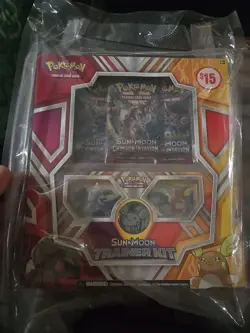 Pokemon Sun & Moon Trainer Kit Crimson Invasion Alolan Raichu & Lycanroc Sealed - Image 1
