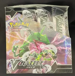 2021 Pokemon V Battle Deck Noivern & Rayquaza case of 8 SEALED - Image 3