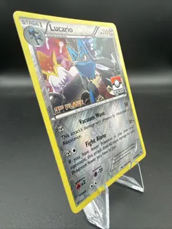 Lucario 63/124 3rd Place Pokemon League TCG Fates Collide FCO 2016 NM English - Image 2