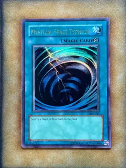 Yugioh Mystical Space Typhoon MRL-047 Ultra Rare Original Print NM - Image 1