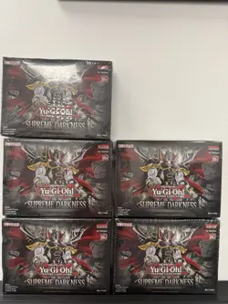 Yugioh Supreme Darkness Booster Box New Sealed Lot Of 5 - Image 1