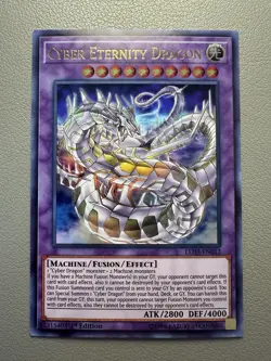 Cyber Eternity Dragon 1st Edition Ultra Rare LED3-EN012 Yu-Gi-Oh! - Image 1