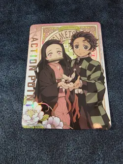 Union Arena Action Point Demon Slayer UEX05BT/KMY-3-AP01 FOIL Nezuko & Tanjiro - Image 1