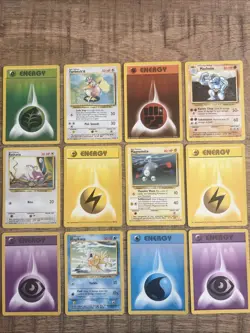 Pokemon Base Set 4th Print 12 Card Common Uncommon Lot 1999-2000 WOTC - LP/NM - Image 1
