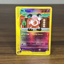 Mr. Mime #95a/147 Aquapolis - Reverse Holo Pokemon Card - Image 2