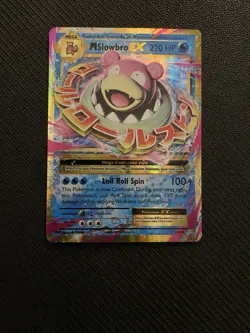 Pokemon - TCG M Slowbro EX Mega XY Evolutions Ultra Rare Holo Card 27/108 (2016) - Image 1
