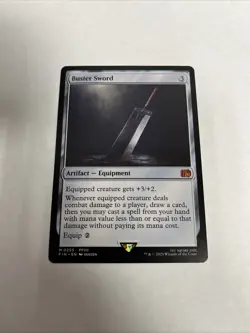 Buster Sword Nonfoil Card #0255 MTG LP - Image 1