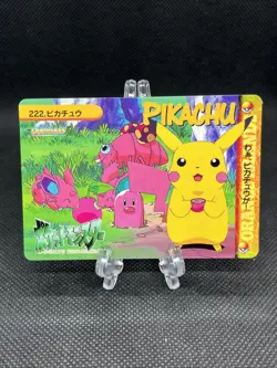 Pikachu 222 Carddass Anime Collection 1999 Pokemon Card Japanese - Image 1