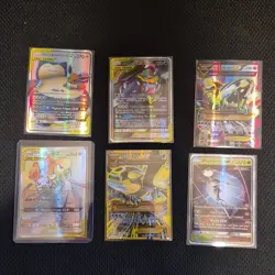 Pokemon GX EX Tag Team Holo Card Lot - Eevee, Snorlax, Muk, Gardevoir (6) - Image 1