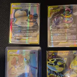 Pokemon GX EX Tag Team Holo Card Lot - Eevee, Snorlax, Muk, Gardevoir (6) - Image 2