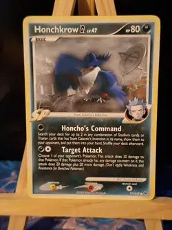 Honchkrow G 77/127 Platinum Pokemon TCG Trading Card LP - Image 1