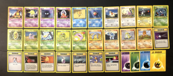 Pokemon TCG Base Set Vintage WOTC Non Holo 31 Cards Lot 1999 LP Uncommon Common - Image 1