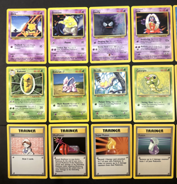 Pokemon TCG Base Set Vintage WOTC Non Holo 31 Cards Lot 1999 LP Uncommon Common - Image 2