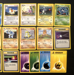 Pokemon TCG Base Set Vintage WOTC Non Holo 31 Cards Lot 1999 LP Uncommon Common - Image 4