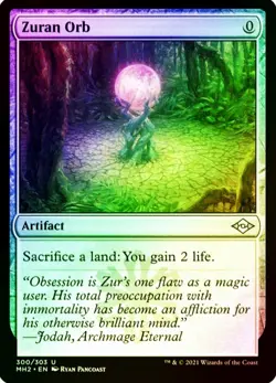 X 1 Zuran Orb FOIL NM-M Modern Horizons 300 MTG Magic The Gathering - Image 1