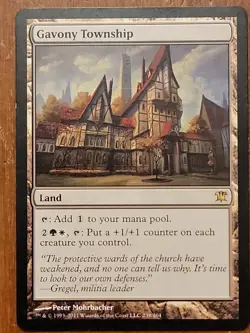 MTG Gavony Township Innistrad 239/264 Regular Rare - Image 1