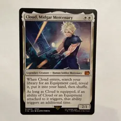 Magic: The Gathering Final Fantasy Cloud Midgar Mercenary Regular - Image 1