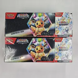 Pokemon Sam's Club Prismatic Evolutions Surprise Box + Booster Bundle Lot 2 - Image 1
