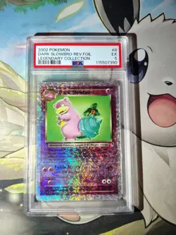 Dark Slowbro Legendary Collection Reverse Holo 8/110 PSA 5 Pokemon 2002 EX - Image 1