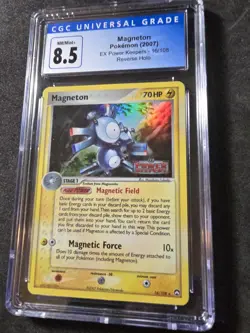 Magneton Ex #16/108 Reverse Holo - Pokemon (2007) Power Keepers CGC 8.5 NM/Mint+ - Image 3