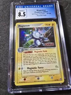 Magneton Ex #16/108 Reverse Holo - Pokemon (2007) Power Keepers CGC 8.5 NM/Mint+ - Image 4