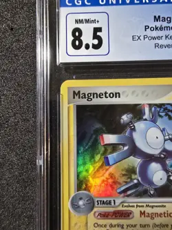Magneton Ex #16/108 Reverse Holo - Pokemon (2007) Power Keepers CGC 8.5 NM/Mint+ - Image 5