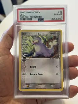 Pokemon Dragon Frontiers Seel Delta Species #62/101 PSA 8 Regular 2006 - Image 1